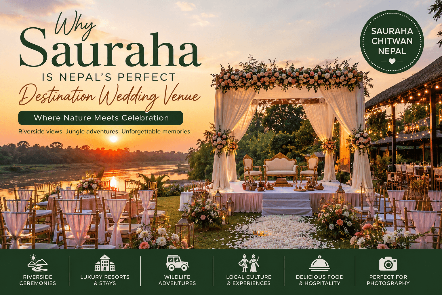 Why Sauraha is Nepal's Perfect Destination Wedding Venue — Sauraha Nepal travel guide