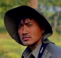 Sandip Pakhrin, jungle guide in Sauraha, Chitwan