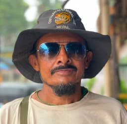 Rajendra Bahadur Timalsina, jungle guide in Sauraha, Chitwan